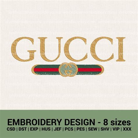 gucci embroidery design